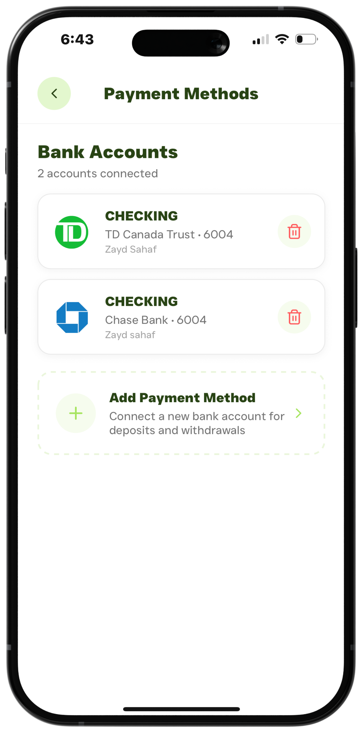 Payment Methods